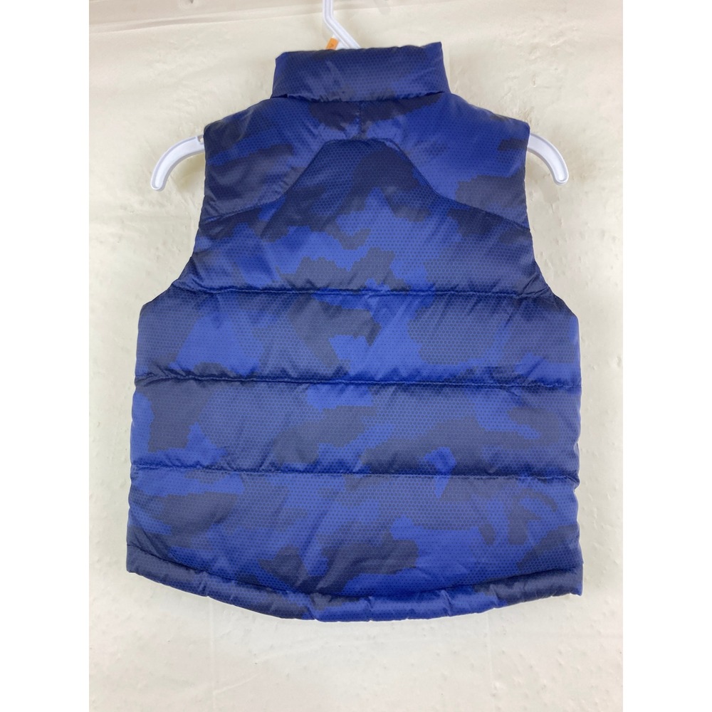 Polo Ralph Lauren Puffer Vest Toddler 3T Blue Camo Reversible Down Fill Coat - Picture 5 of 6